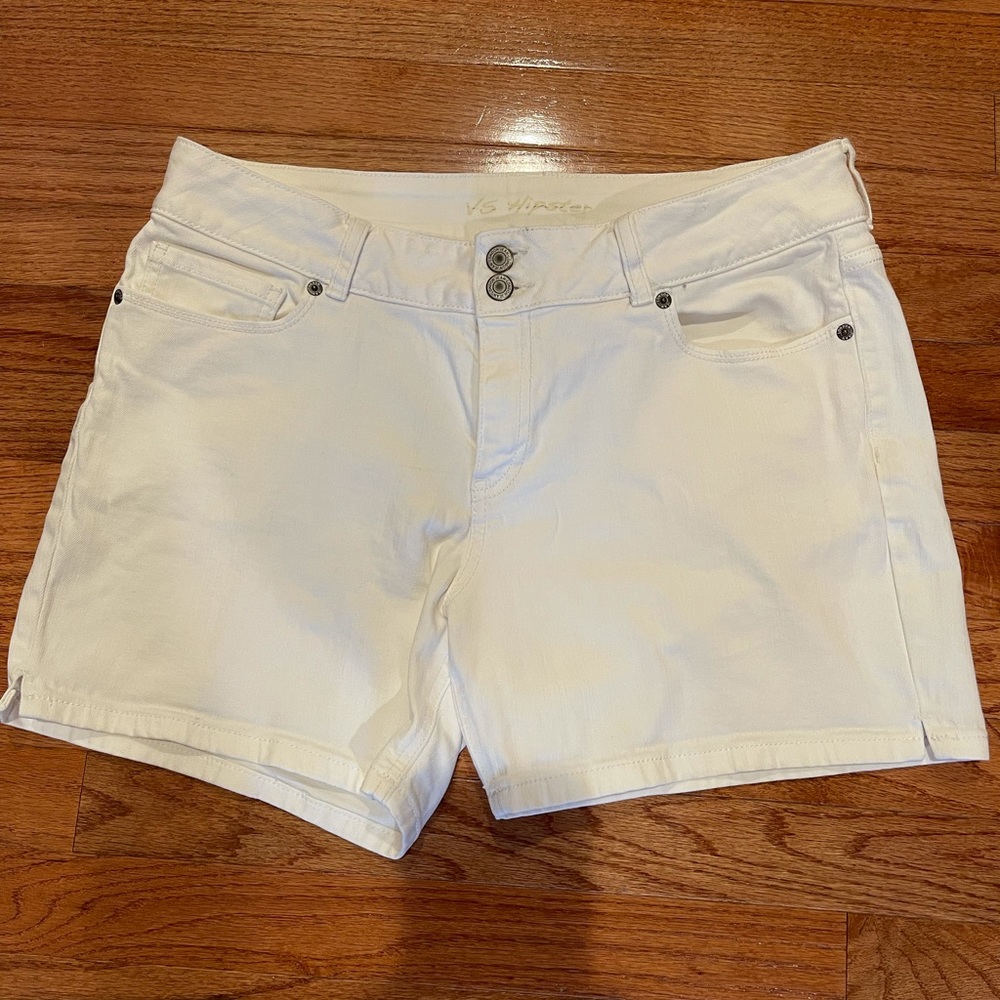 Victoria Secret white Denim Shorts, Size 14